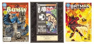 Bob Kane Signed Collection of (3) Comic Books 
